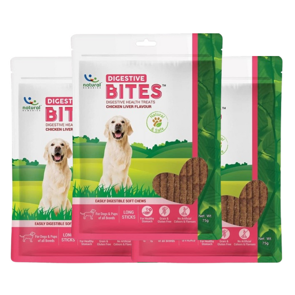 Natural Remedies Digestive Bites Chew Treats for Dogs