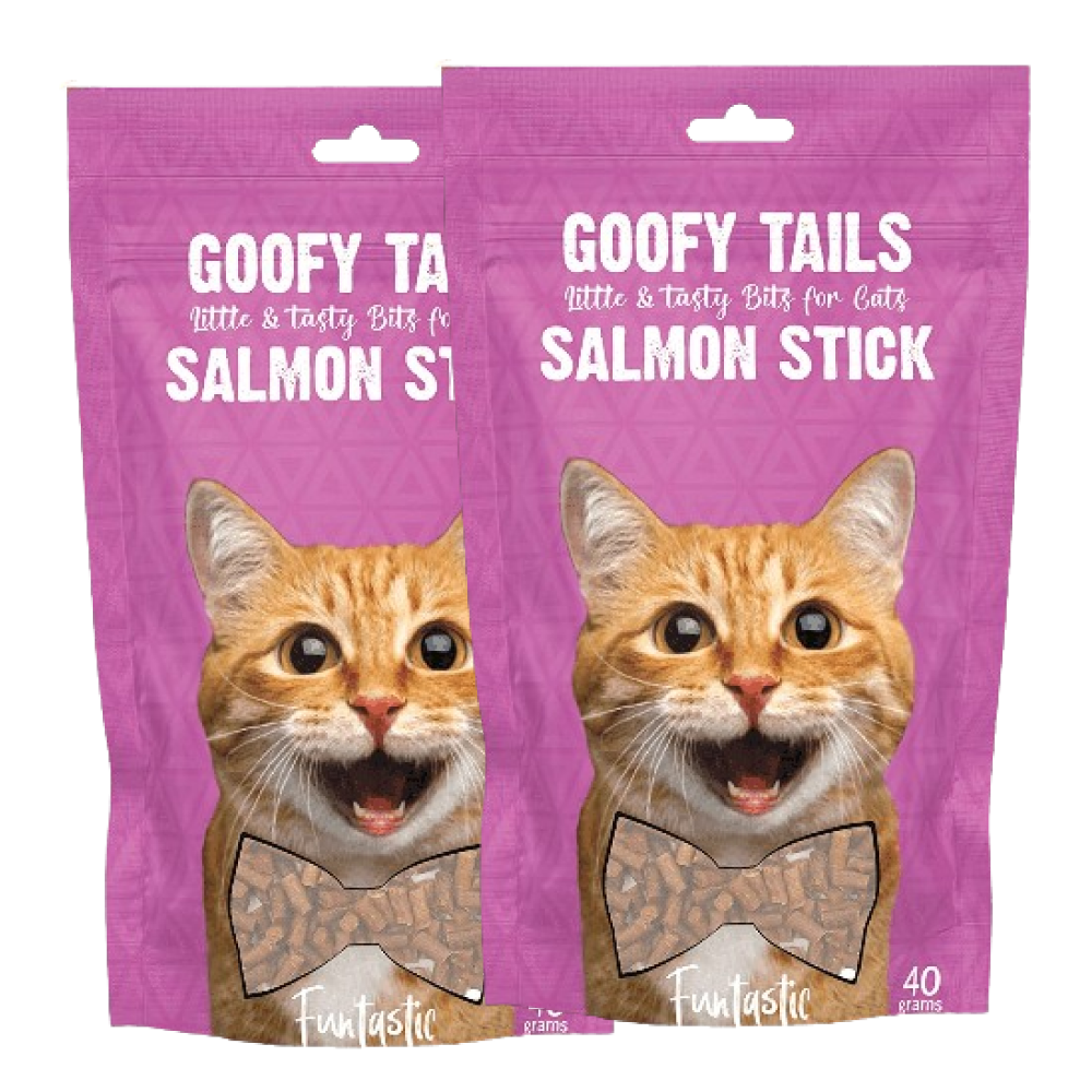 Goofy Tails Salmon Stick Cat Treats