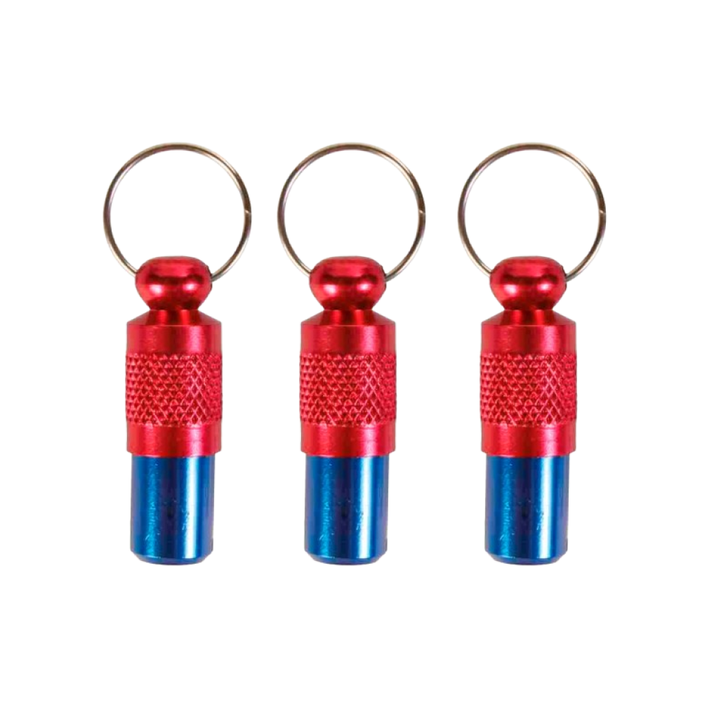 Trixie I.D. tag for Dogs and Cats (Blue/Red)