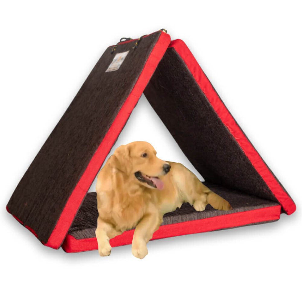 House of Furry Den Afin Tent House for Dogs and Cats (Dark Coffee)