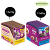 Whiskas Chicken With Tuna, Carrot in Gravy Tasty Mix And Tuna in Jelly Adult Cat Wet Food Combo Cats-Wet Food Whiskas 12x70g + 12x85g