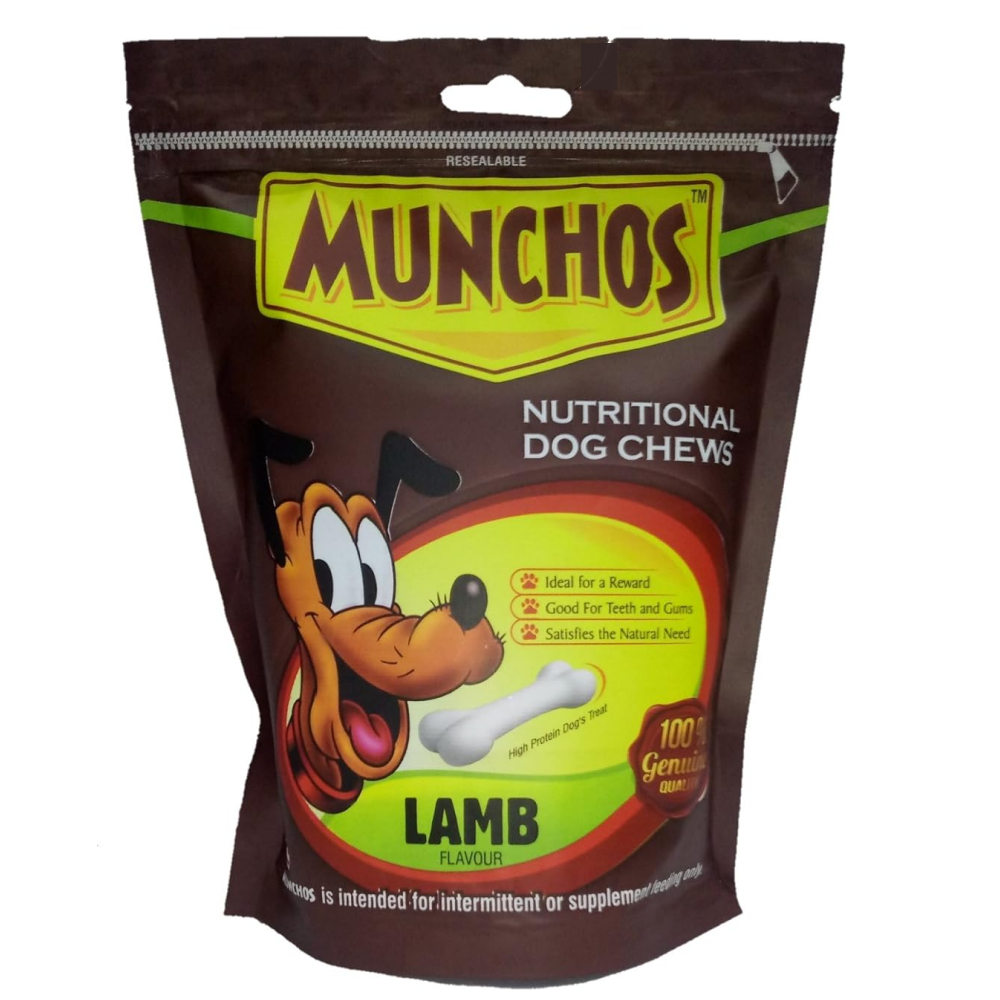 Munchos Nutritional Lamb Chew Stick Dog Treats