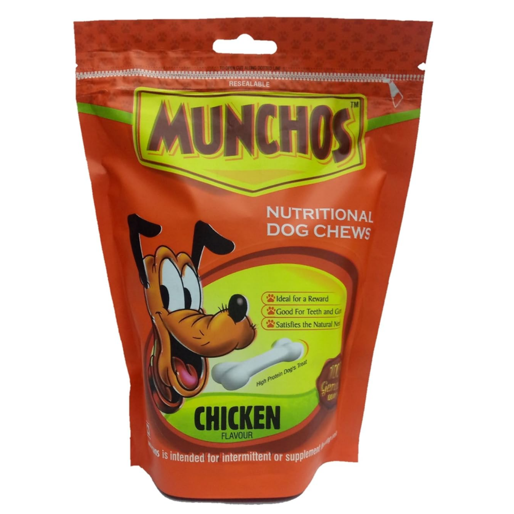 Munchos Nutritional Chicken Chew Stick Dog Treats