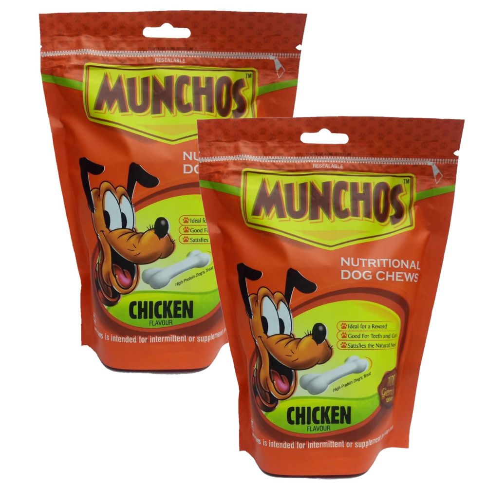 Munchos Nutritional Chicken Chew Stick Dog Treats