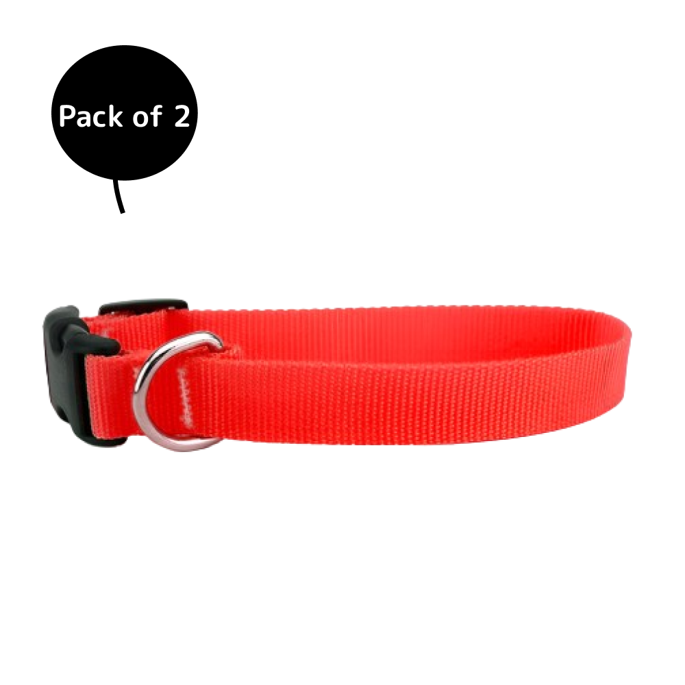 SKATRS Adjustable Collar with Bell for Cats & Kittens (Red)