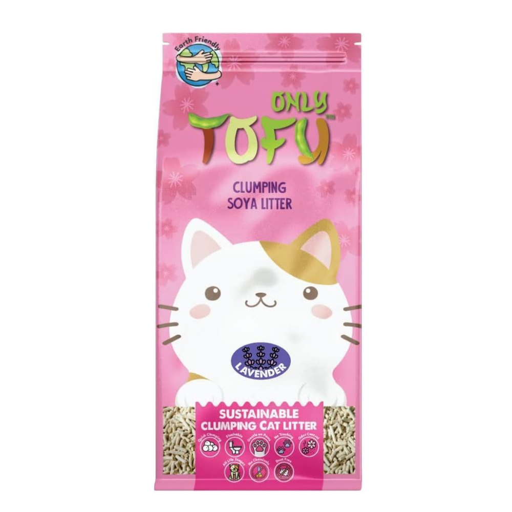 NutraPet Tofu Lavender Sticks Clumping Cat Litter