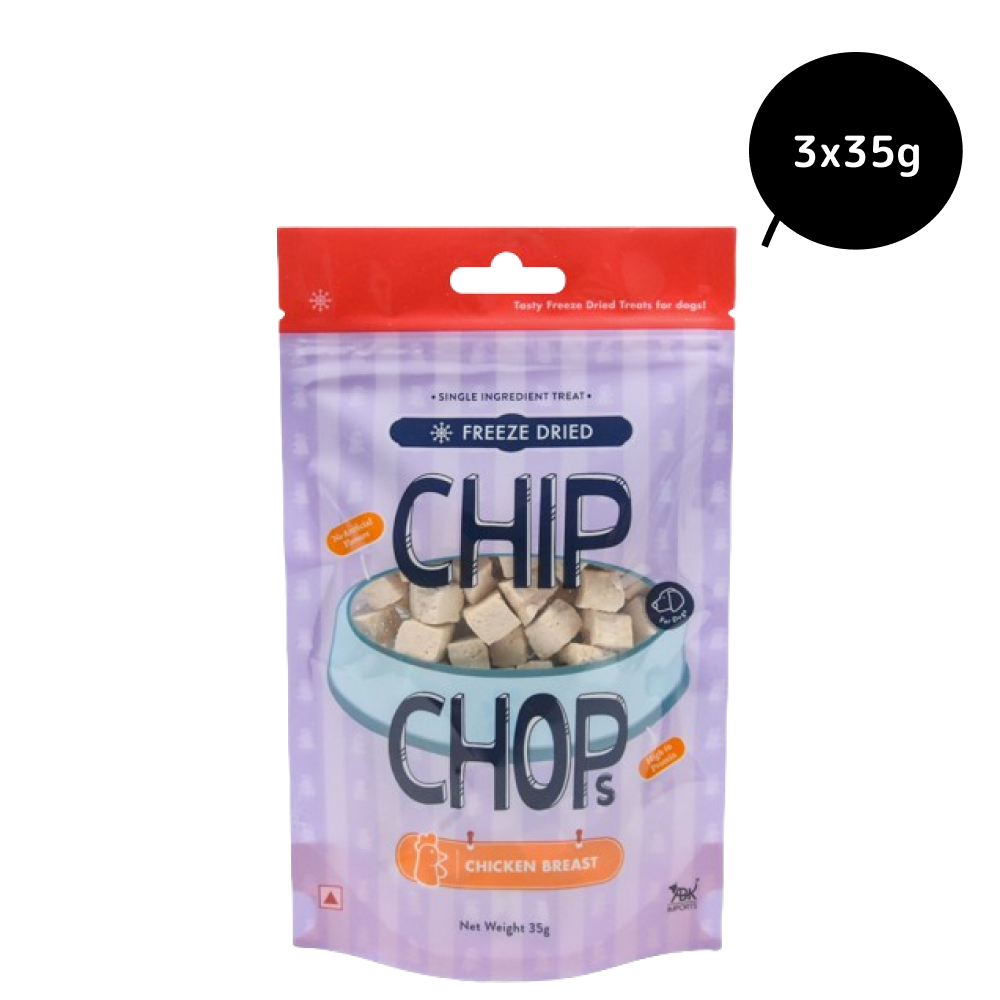 Chip Chops Freeze Dried Chicken Breast Dog Treats