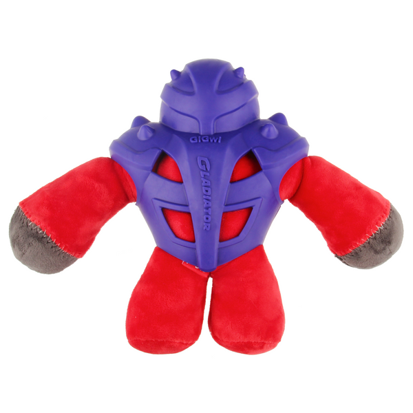 GiGwi Gladiator with Squeaker Inside Toy for Dogs (Red)