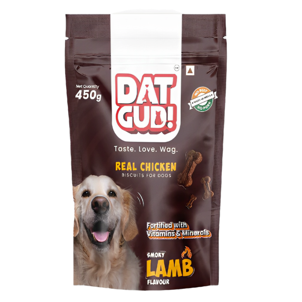 DatGud Smoky Lamb Flavoured Biscuits Dog Treats