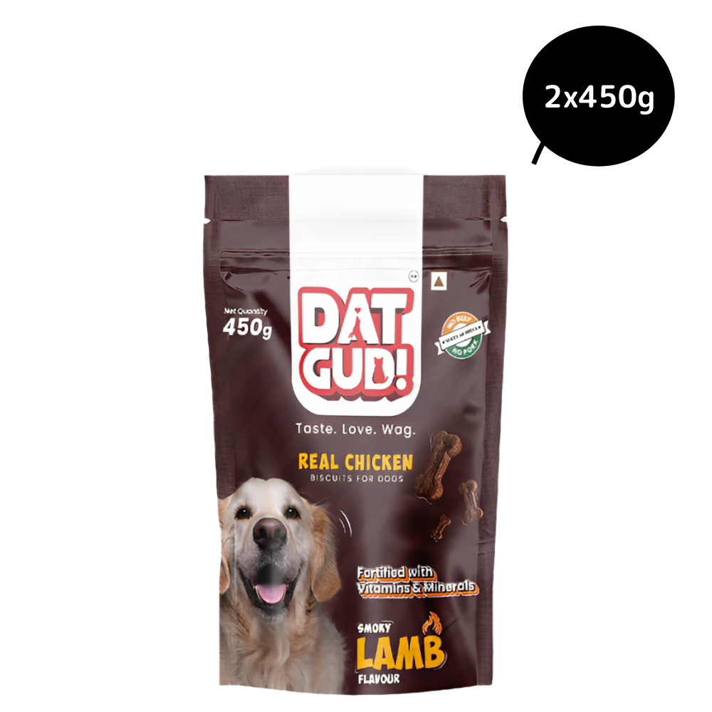 DatGud Smoky Lamb Flavoured Biscuits Dog Treats