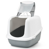 Savic Nestor Jumbo Toilet Home for Cats (Cold Grey)