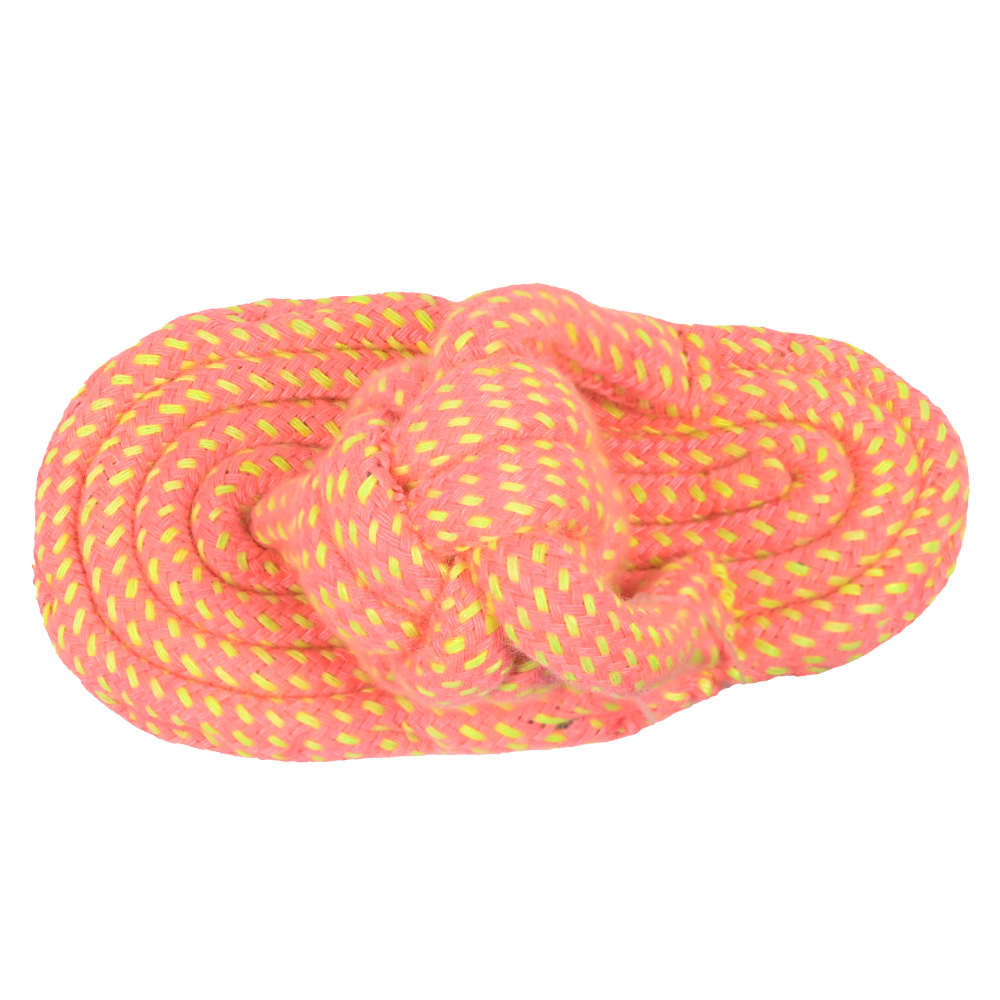 Skatrs Sandal Shaped Hand Made, Durable Rope Chew Toy for Dogs & Cats (Orange) Both-Toys Skatrs