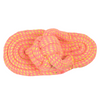 Skatrs Sandal Shaped Hand Made, Durable Rope Chew Toy for Dogs & Cats (Orange) Both-Toys Skatrs