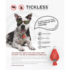 Tickless Ultrasonic Tick and Flea Repeller Pendant for Dogs and Cats (Orange) Both-Collar, Leashes, harnesses ‎Tickless