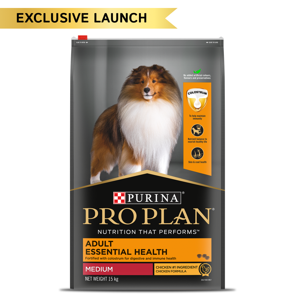 Purina Pro Plan Chicken Medium Breed Adult Dog Dry Food (New Improved Formula) Dogs- Dry Food Pro Plan 15kg