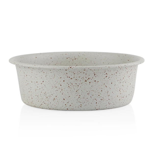 Pawpourri Speckle Bowl for Dogs and Cats (Off White)
