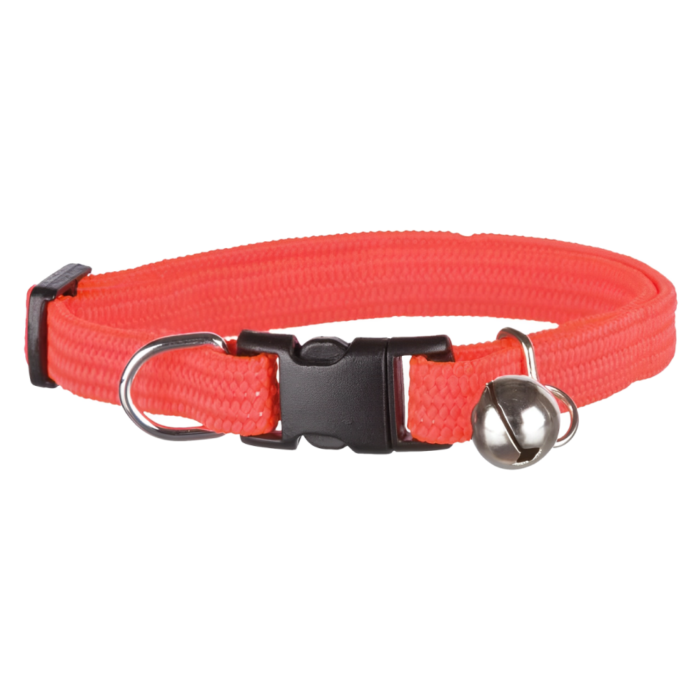 Trixie Elastic Collars with Bell for Cats (Orange)