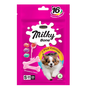 Goodies Milky Bone Strawberry Dog Treats