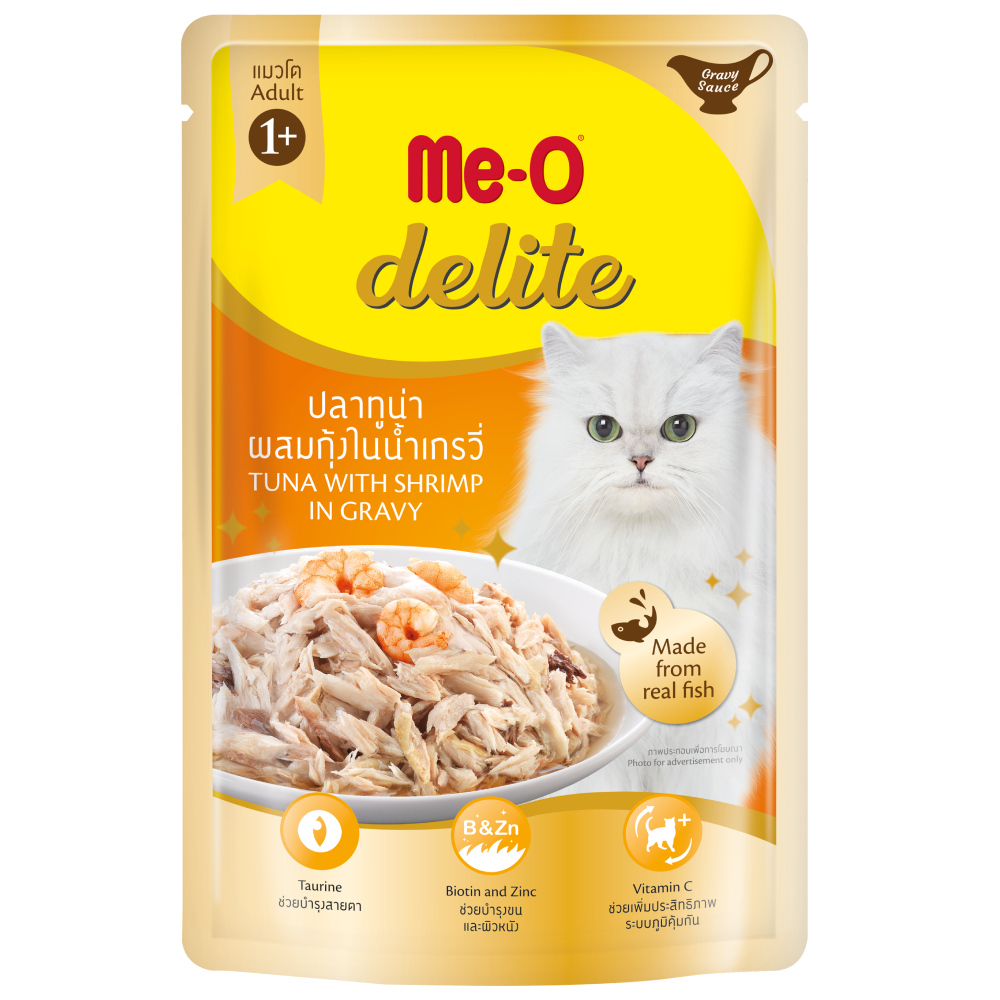 Me O Delite Tuna & Shrimp in Gravy Cat Wet Food