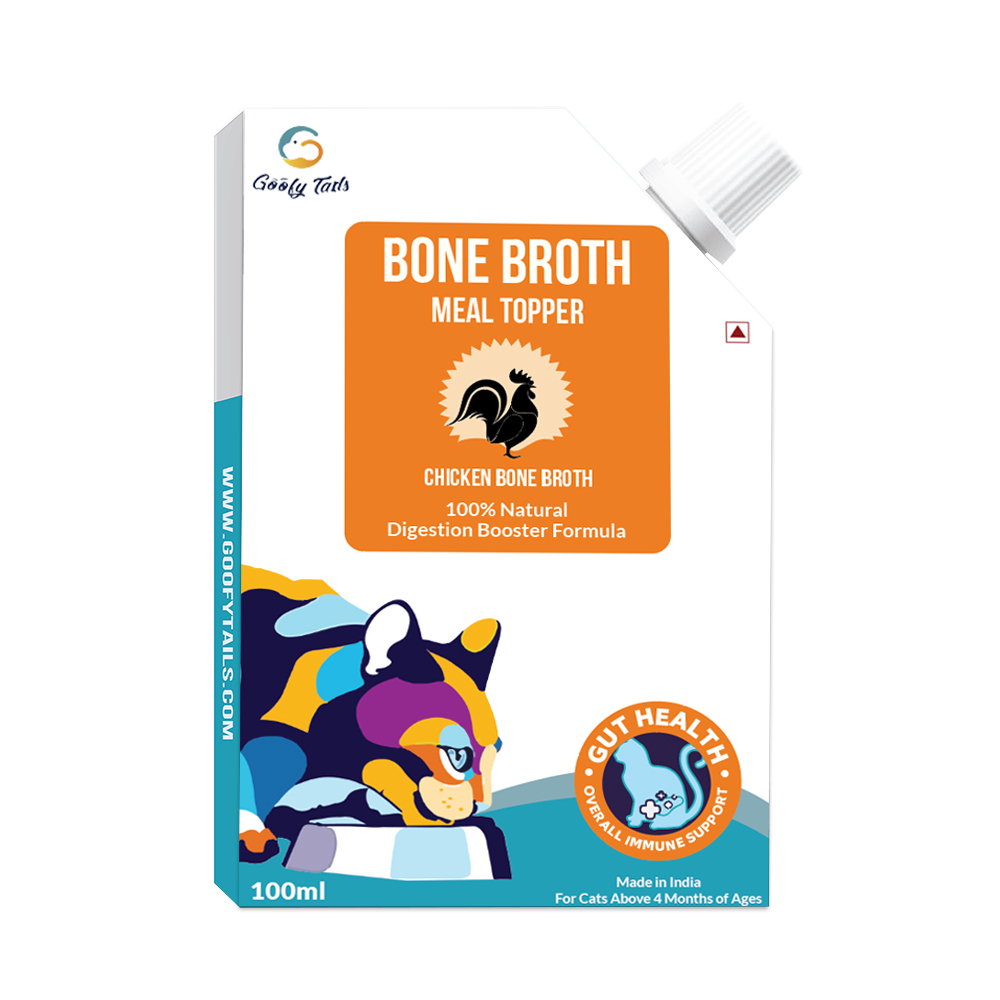 Goofy Tails Chicken Bone Broth for Cats