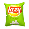 Talking Dog Club Lazy Green Zero Calories Chips Plush Toy for Dogs (Green) Dogs-Toys Talking Dog Club Dropship 18x13 cm