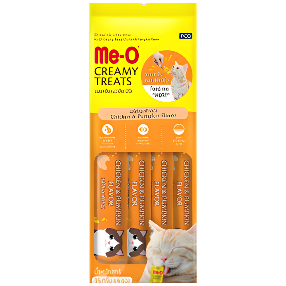 Me O Chicken and Pumpkin Cat Treat Cats-Treats & Others Me O 60g(4pcs)