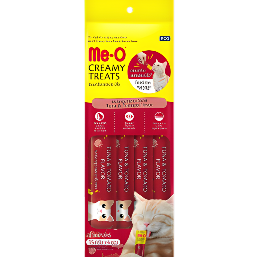 Me O Tuna & Tomato Creamy Cat Treat Cats-Treats & Others Me O 60g(4pcs)