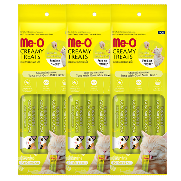 Me O Tuna & Goat Milk Creamy Cat Treat