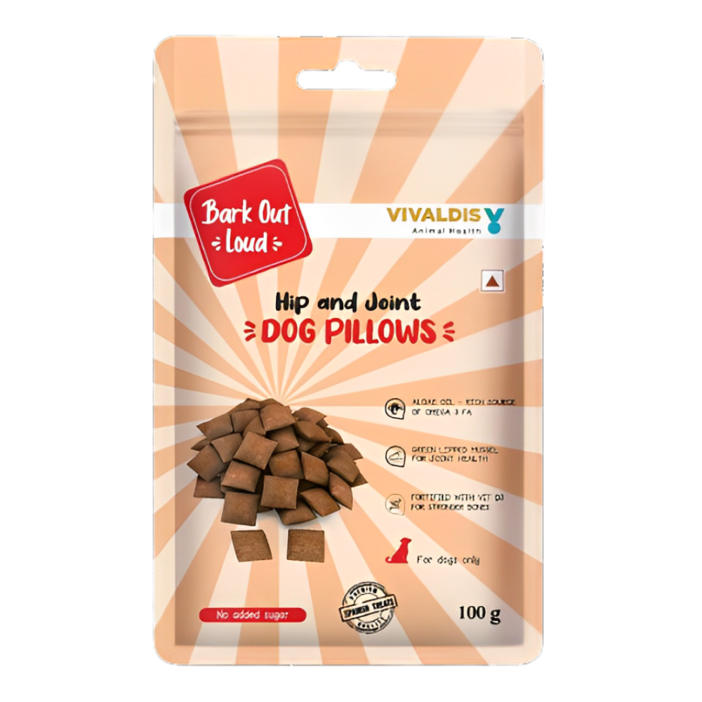 Bark Out Loud by Vivaldis Pillows for Hip & Joint Dog Treats