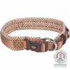 Trixie Premium Extra Wide Neoprene Padded Collar for Dogs (Boho Diamond/Caramel) Dogs-Collar, Leashes, harnesses Trixie