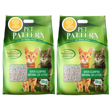 Pet Pattern Lemon Scented Cat Litter