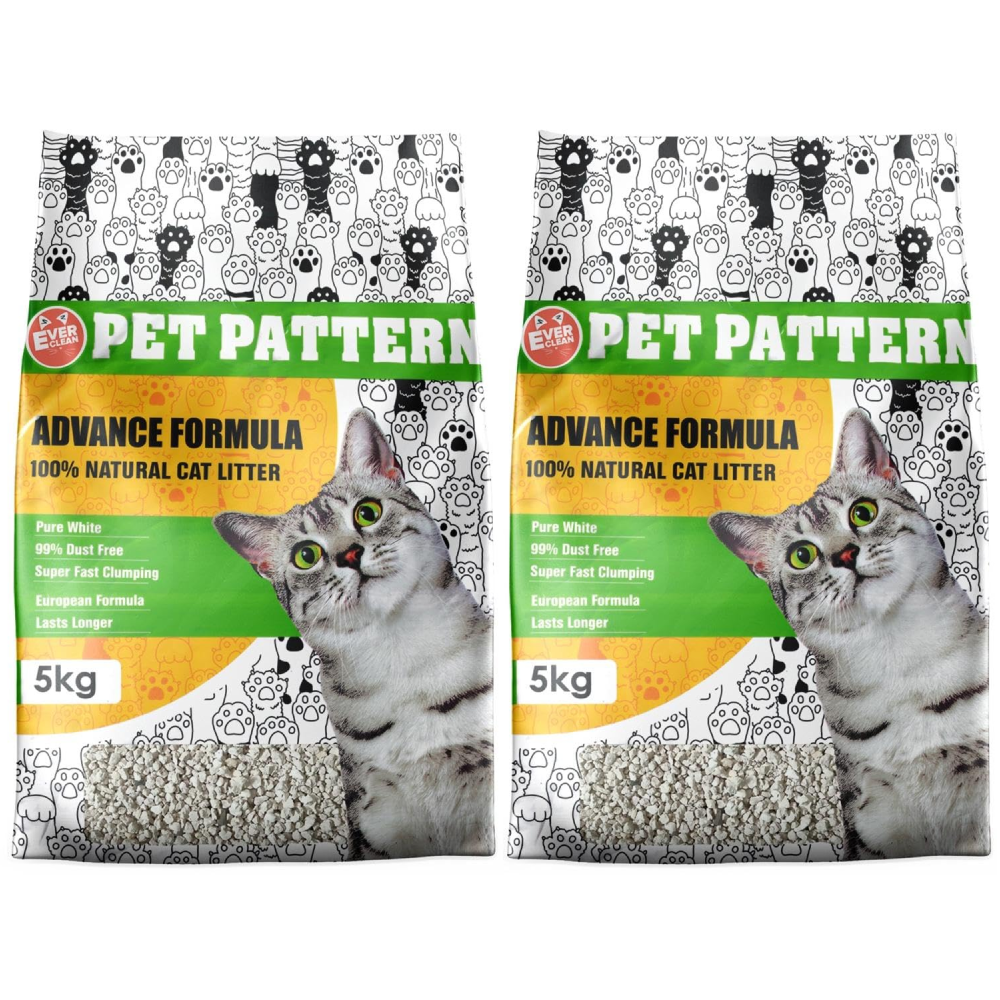 Pet Pattern Natural Clay Scented Quick Clumping Cat Litter