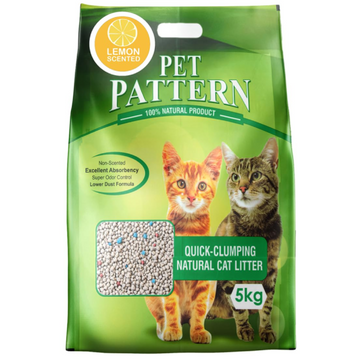 Pet Pattern Lemon Scented Cat Litter