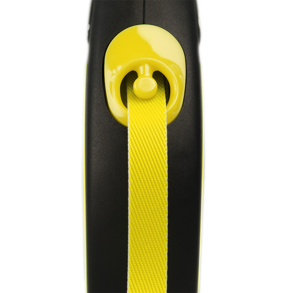 Trixie New Neon M Tape Leash for Dogs (Yellow)
