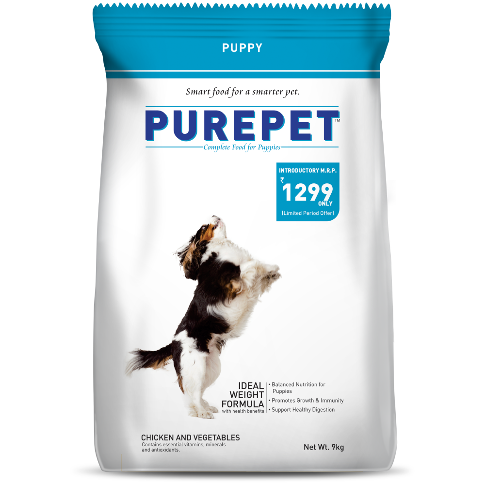 Purepet Chicken & Vegetable Puppy Dog Dry Food Dogs- Dry Food Purepet