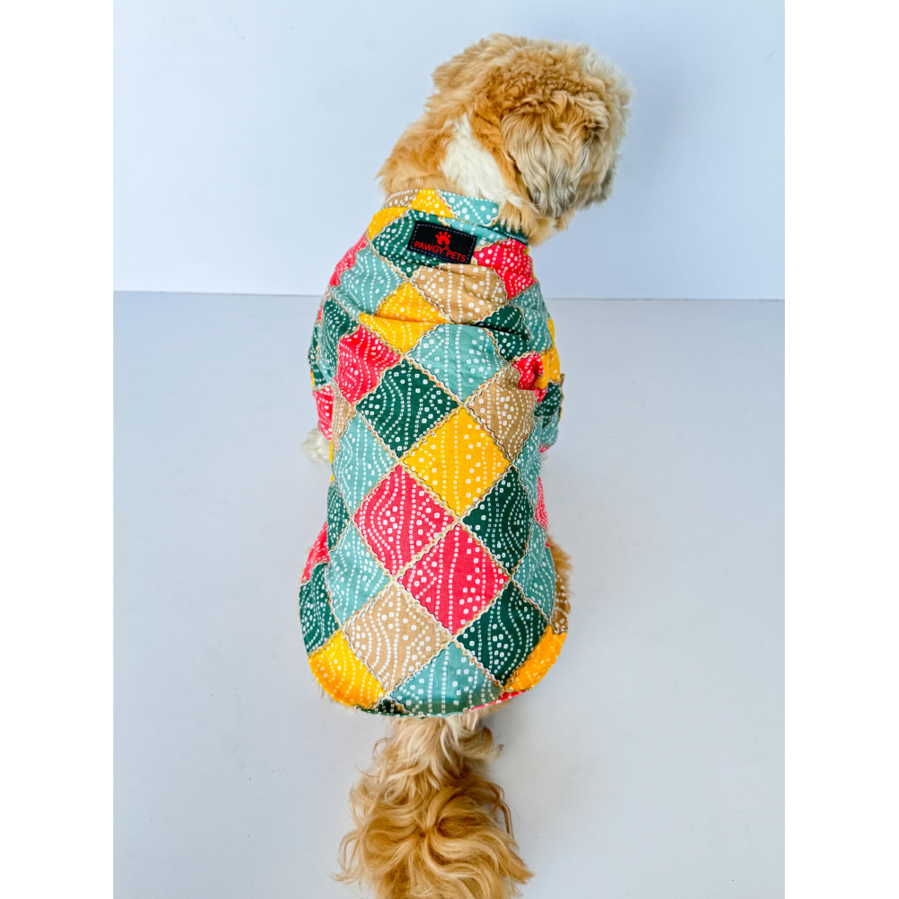 Pawgypets Bandani Kurta for Dogs and Cats (Multi Color) Both-Clothing & Accessories Pawgypets Dropship