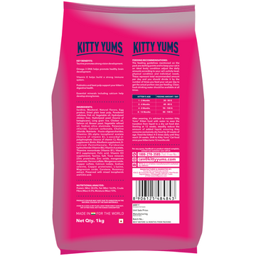 Kitty Yums Ocean Fish Kitten (1 to 12 Months) Cat Dry Food