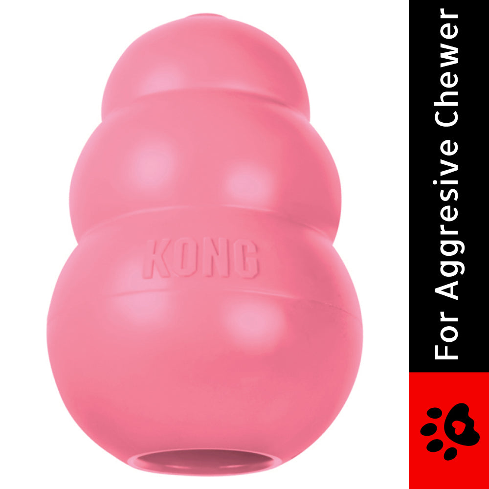 Kong Puppy Toy for Dogs (Pink) | For Aggressive Chewers