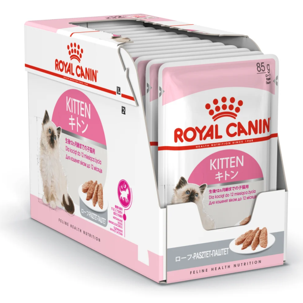 Royal Canin Kitten Loaf Cat Wet Food Cats-Wet Food Royal Canin 12x85g