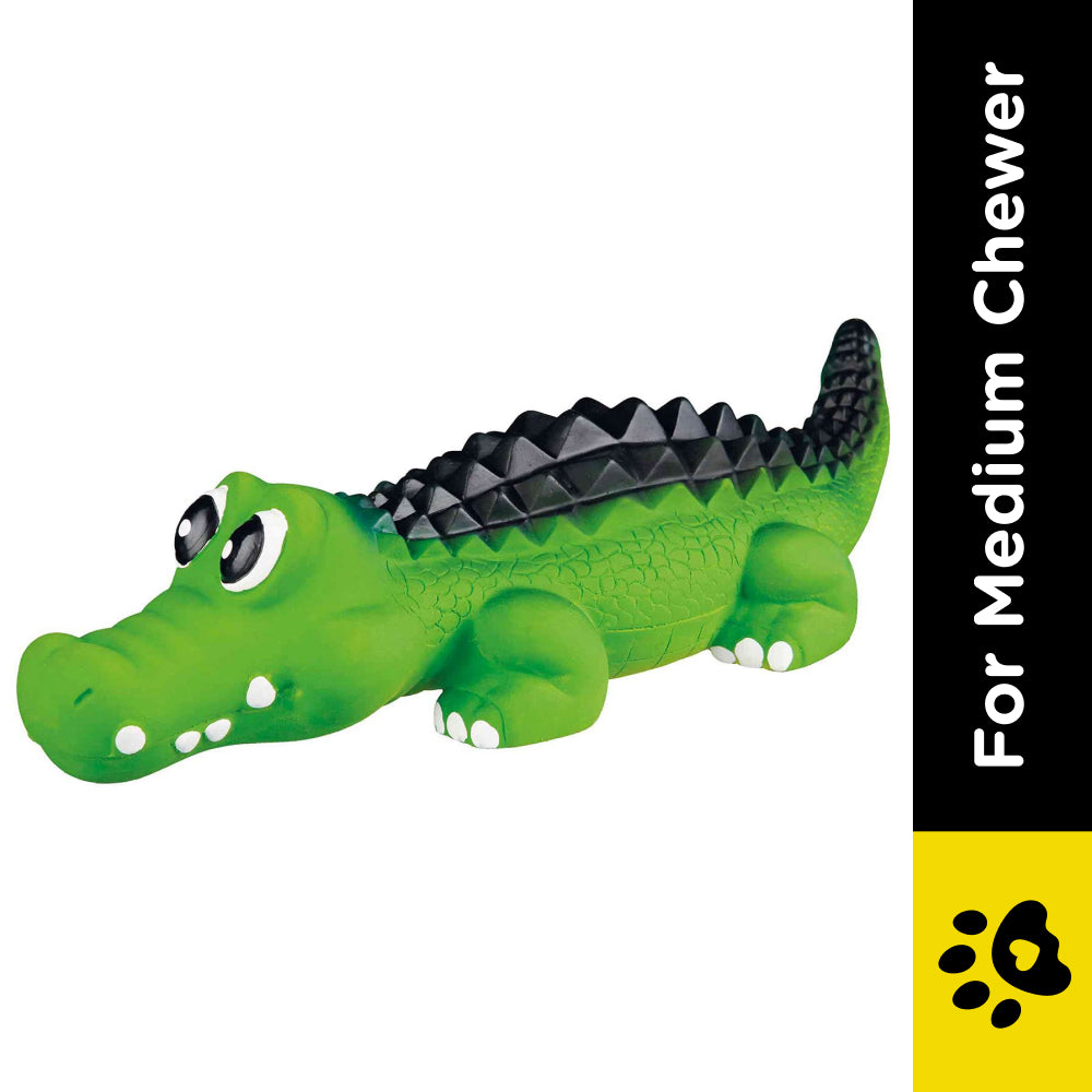 Trixie Crocodile Latex Toy for Dogs | For Medium Chewers