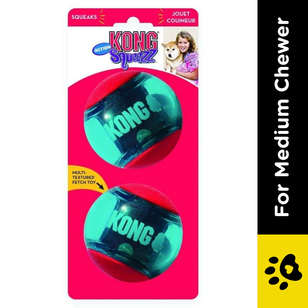 Kong squeezz action red best sale