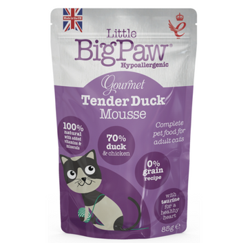 Little Big Paw Tender Duck Mousse Cat Wet Food