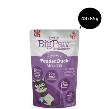 Little Big Paw Tender Duck Mousse Cat Wet Food