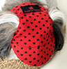 Pawgypets Heart Cap for Dogs (Red)