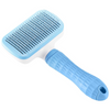 QPets Slicker Brush for Dogs and Cats (Blue) Both-Grooming Supplies Q pets 7in