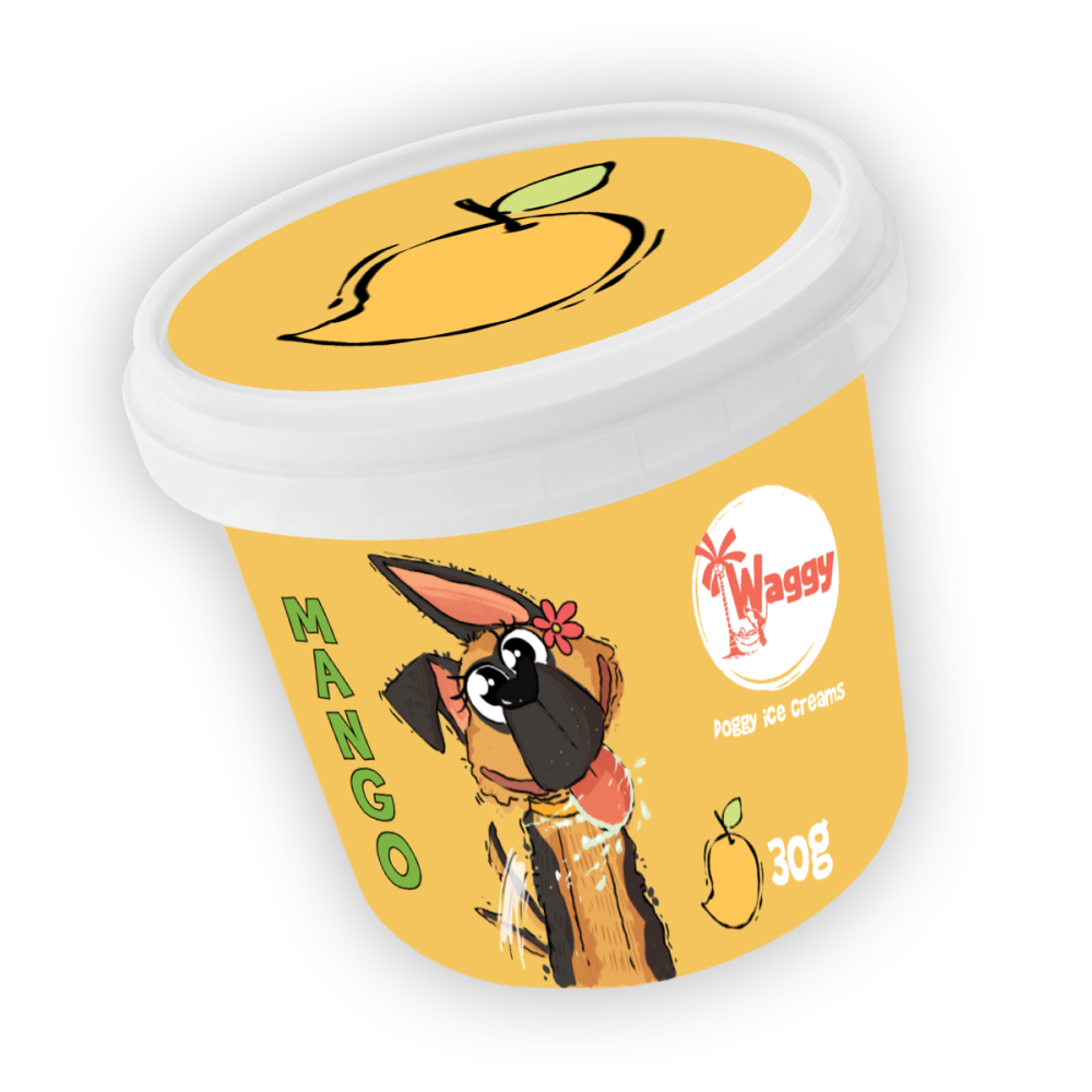 Waggy Zone Mango Ice Cream for Pets