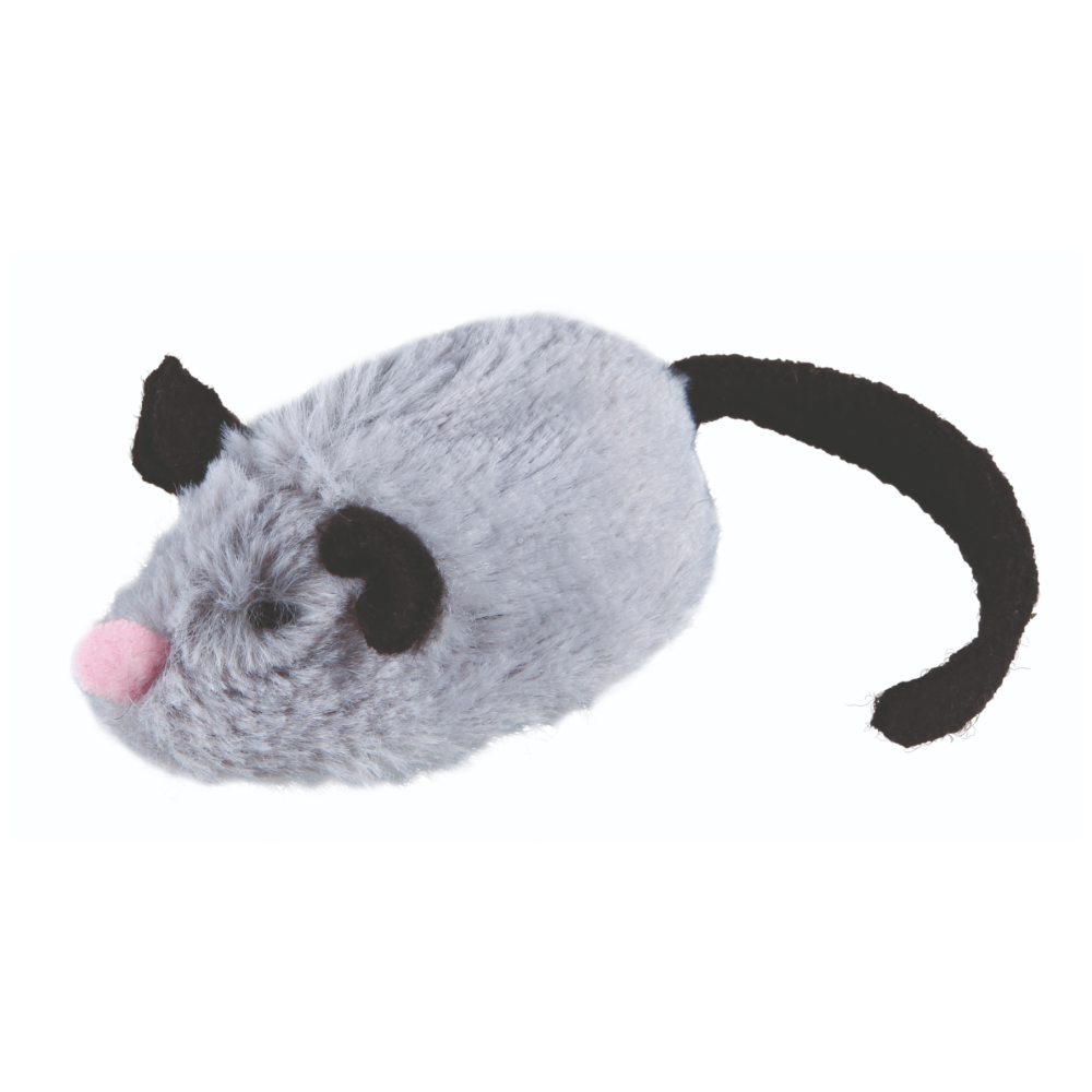 Trixie Active Mouse Toy for Cats (Grey) Cats-Toys Trixie 8cm