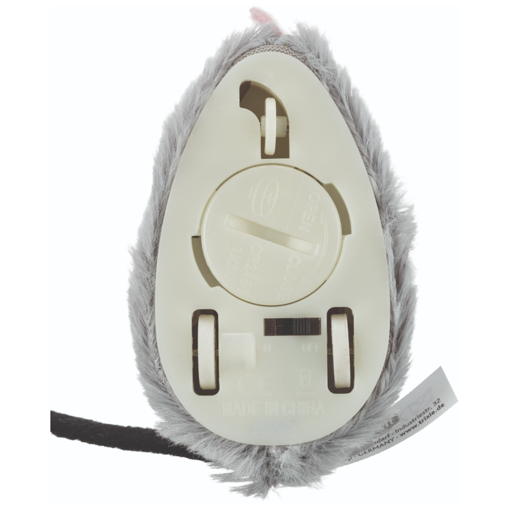 Trixie Active Mouse Toy for Cats (Grey) Cats-Toys Trixie
