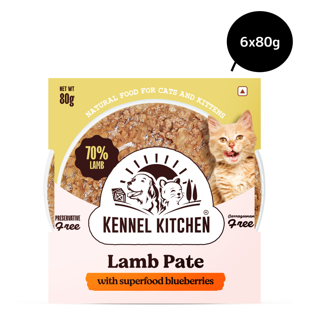 Kennel Kitchen Lamb Pate with Superfood Blueberries Cat Wet Food