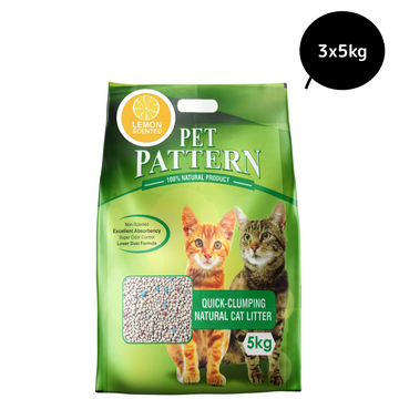 Pet Pattern Lemon Scented Cat Litter